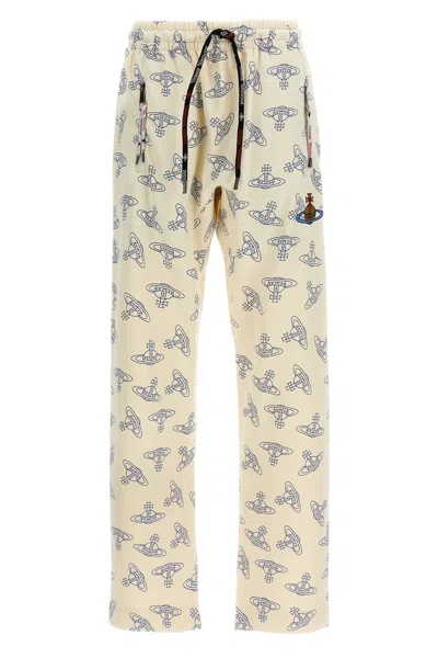 Vivienne Westwood Women Logo Print Joggers In Multicolor
