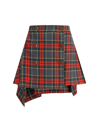 Vivienne Westwood Women Marta Mini Skirt In Multi