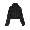 Vivienne Westwood Cropped Bomber Jacket Hood Removable In Blue