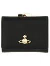 Vivienne Westwood Small Frame Wallet In Black