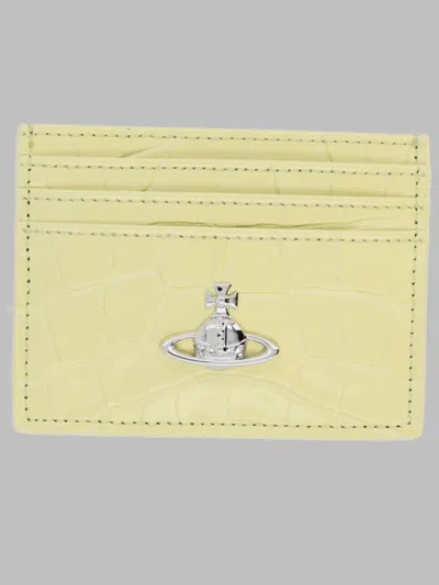 Vivienne Westwood Women's Orb-detail Leather Wallet In Green