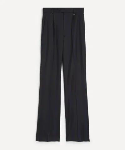 Vivienne Westwood Women's Ray Flared Striped Trousers In Midnight Blue / Black
