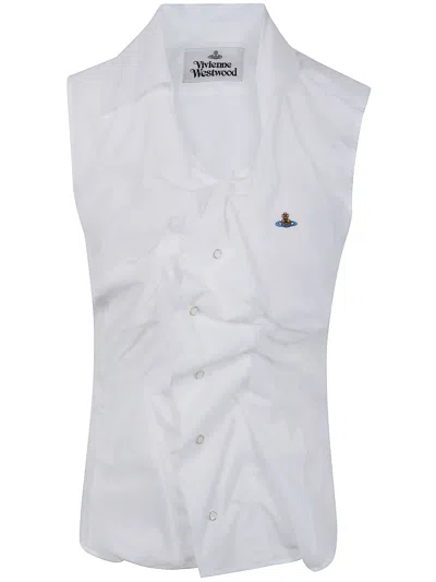 Vivienne Westwood Women Short Sleeves Drunken Shirt