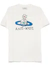Vivienne Westwood Womens White Graphic-print Short-sleeved Cotton-jersey T-shirt In White