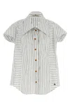 Vivienne Westwood Blackwhite Twisted Bagatelle Shirt In Multicolor