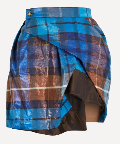 Vivienne Westwood Women's Zora Mini Skirt In Blue