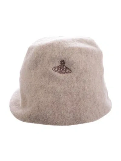 Pre-owned Vivienne Westwood Women's' Wool Bucket Hat In Neutral