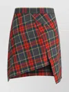 Vivienne Westwood Infinity Plaid Virgin Wool Miniskirt