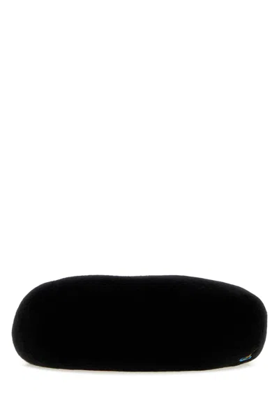 Vivienne Westwood Wool Beret Hat In Black