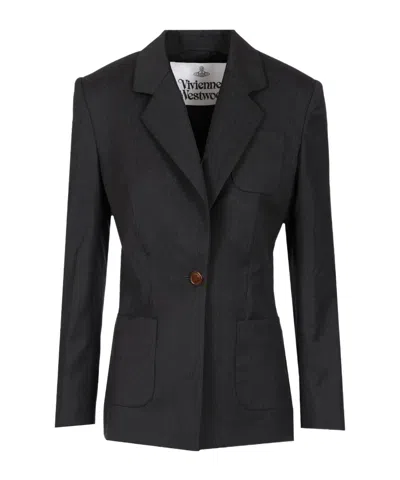 Vivienne Westwood Wool Blazer In Black