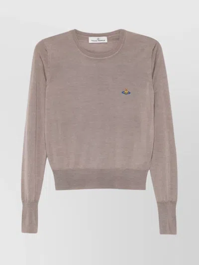 VIVIENNE WESTWOOD WOOL BLEND CREW NECK JUMPER