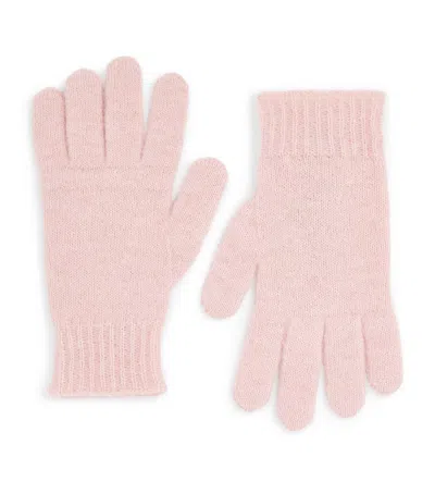 Vivienne Westwood Wool-blend Fluffy Gloves In Pink