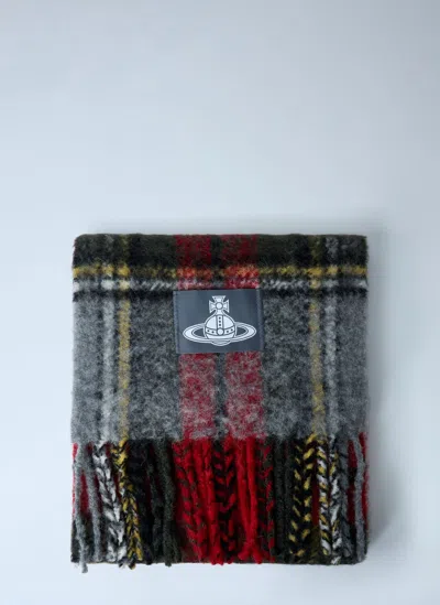 VIVIENNE WESTWOOD WOOL-BLEND SCARF