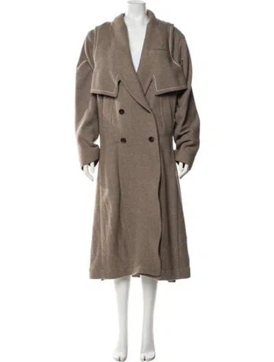 Pre-owned Vivienne Westwood Wool Coat In Neutral