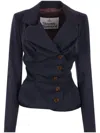 Vivienne Westwood Wool Double-breasted Jacket In Blue