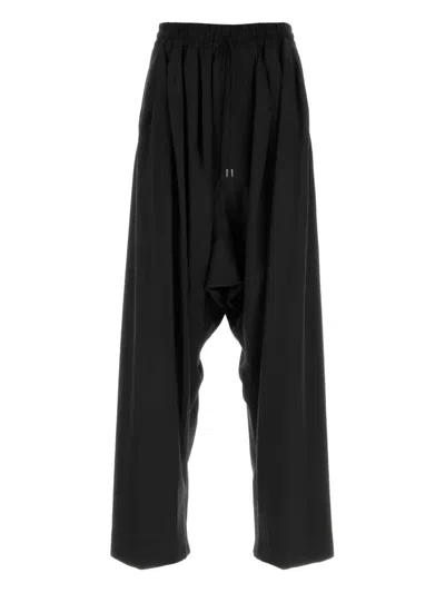 Vivienne Westwood Cotton Trousers With Back Pocket And Button Detail In Gray