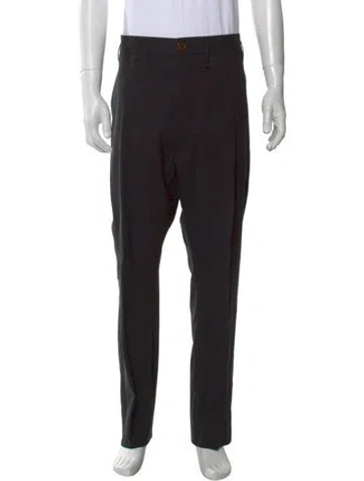 Pre-owned Vivienne Westwood Wool Dress Pants In Black