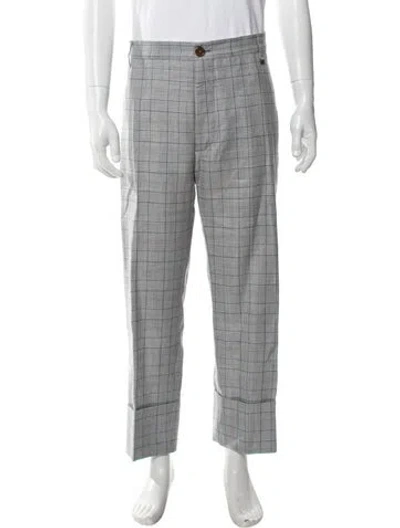 Pre-owned Vivienne Westwood Wool Dress Pants In Gray
