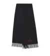 Vivienne Westwood Logo Scarf In Black