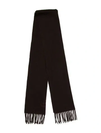 Pre-owned Vivienne Westwood Wool Scarf In Brown