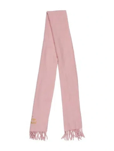 Pre-owned Vivienne Westwood Wool Scarf In Pink