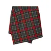 Vivienne Westwood Wool Mini Skirt With Tartan Pattern