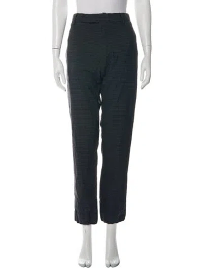 Pre-owned Vivienne Westwood Wool Straight Leg Pants In Grey
