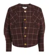 Vivienne Westwood Wool Tartan Pourpoint Jacket In Brown
