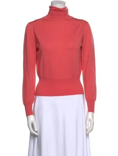 Pre-owned Vivienne Westwood Wool Turtleneck Sweater In Pink