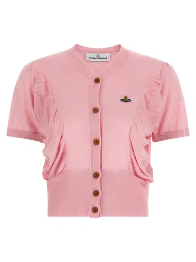 Vivienne Westwood Wool Women's Cardigan In Pink