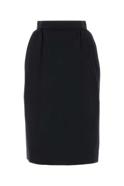 Vivienne Westwood Wool-blend Pencil Skirt In Blue