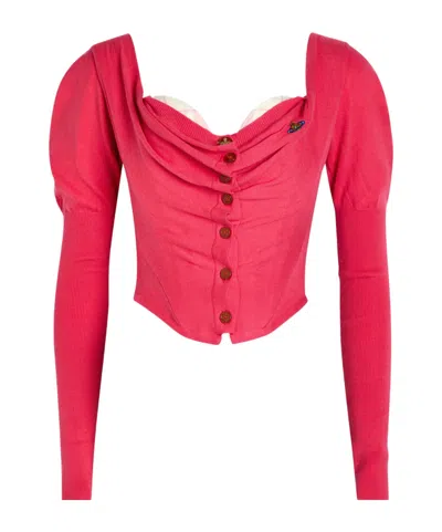 Vivienne Westwood Wool-blend Vest Sweater In Red
