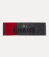 Vivienne Westwood Worlds End Headband We Chaos Dark-grey Os-u Unisex In Dark-grey