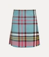 Vivienne Westwood Worlds End Medium Kilt Tartan Giant-mac-andy-blue 14 Women In Giant-mac-andy-blue