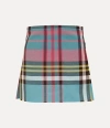 Vivienne Westwood Worlds End Mini Kilt Tartan Giant-mac-andy-blue 12 Women In Giant-mac-andy-blue