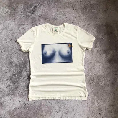 Pre-owned Vivienne Westwood Worlds End Tits T-shirt Size L In White