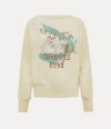 Vivienne Westwood Worlds End Vivienne Jumper Wool Sand L/xl Unisex In Sand