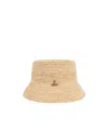 Vivienne Westwood Woven Straw Hat In Nude