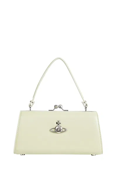 Vivienne Westwood Xl Doll Logo-detail Tote Bag In Green