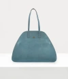 Vivienne Westwood Yasmina Large Handbag Leather Blue In Blue