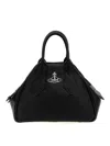 Vivienne Westwood Structured Pebbled Texture Shoulder Bag With Dual Handles