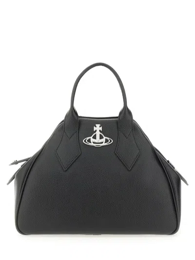 Vivienne Westwood "yasmine" Medium Handbag In Black