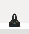 Vivienne Westwood Yasmine Mini Archive Handbag Harris Tweed Check Dark-check
