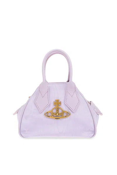 Vivienne Westwood Yasmine Mini Shoulder Bag In Purple