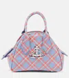 Vivienne Westwood Yasmine Mini Tartan Tote Bag In Multicoloured