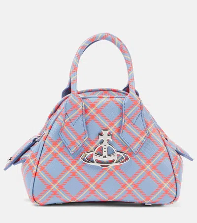 Vivienne Westwood Yasmine Mini Tartan Tote Bag In Multicoloured