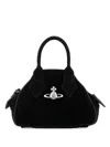 Vivienne Westwood Mini Yasmine Handbag Structured Shape In Black
