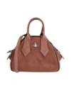 Vivienne Westwood Yasmine Small Bag Woman Handbag Chocolate Brown Size - Leather In Brown