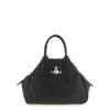 Vivienne Westwood Triangular Silhouette Leather Tote Bag In Black