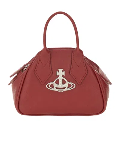 Vivienne Westwood Yasmine Zipped Crossbody Bag In Red